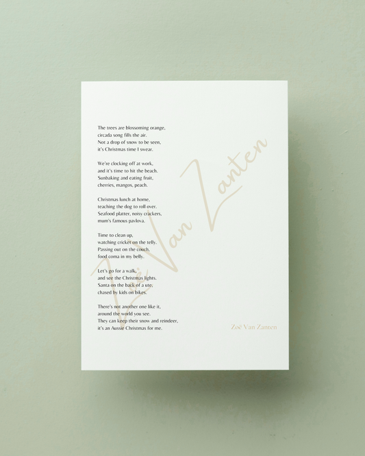 "Aussie Christmas" card