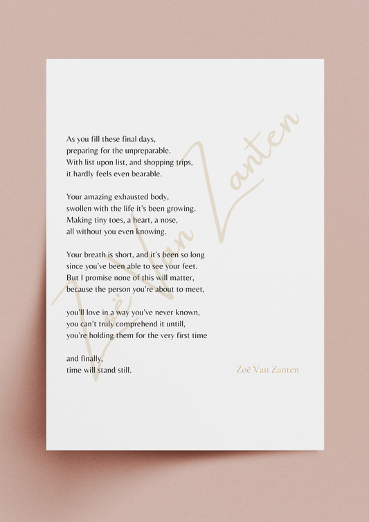 "The unpreparable" print